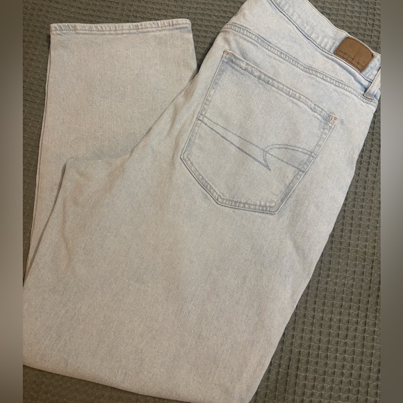 American Eagle Stretch Super High Rise Straight Jeans Women’s size 18 - Picture 11 of 11